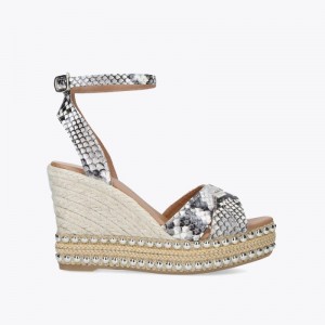 Kurt Geiger Amelia Wedge Bej | WHGM8162