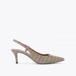 Kurt Geiger Belgravia Slingback Court Bej | WBSD2526