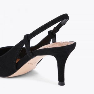 Kurt Geiger Belgravia Slingback Court Negrii | BYHN4980