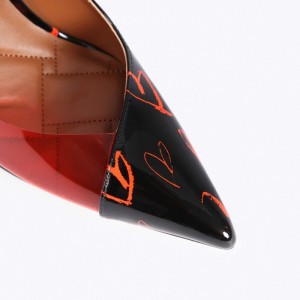 Kurt Geiger Belgravia Vinyl Court Negrii Rosii | OYMC6830