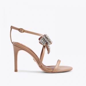 Kurt Geiger Bromley Bow Sandal Camel | WHNG1430