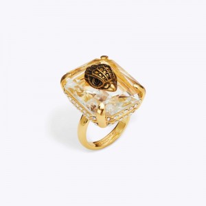 Kurt Geiger Eafle Crystal Ring Aurii | JXVN2102