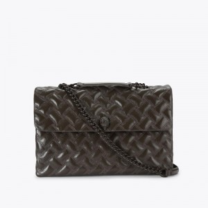 Kurt Geiger Extra Large Kensington Drench Maro Inchis | EIWL5813
