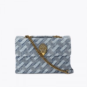 Kurt Geiger Extra Large Soft Kensington Denim | NHOD3527