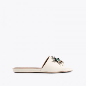 Kurt Geiger Eye Sandal Bone | UYWR0114