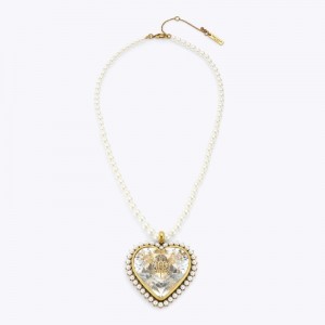 Kurt Geiger Heart Large Necklace Albi | FYMK7651
