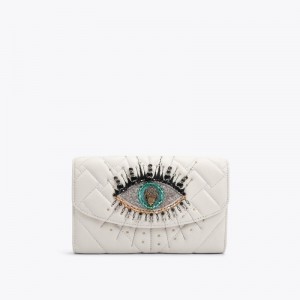 Kurt Geiger Kensington Eye Chain Bone | EKXF8612
