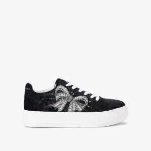 Kurt Geiger Laney Bow Negrii | GHBN0498