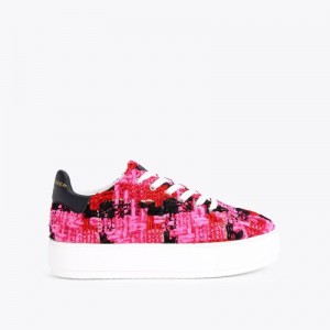 Kurt Geiger Laney Tweed Fushia | WGEG3417