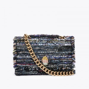 Kurt Geiger Large Kensington East West Albastri Inchis | ZTXY7715