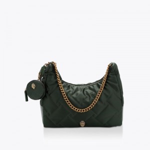 Kurt Geiger Large Recycled Hobo Verzi Inchis | VICV6774