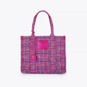 Kurt Geiger Large Tweed Southbank Fushia | NVXM2853
