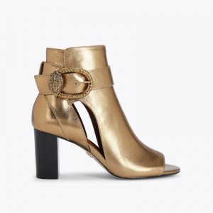 Kurt Geiger Mayfair Peep Bombeu Bronze | AJIM3886