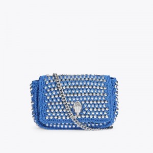 Kurt Geiger Medium Crochet Kensington Albastri | UGZZ5062