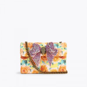 Kurt Geiger Medium Kensington Bow Portocalii | UIJG1234