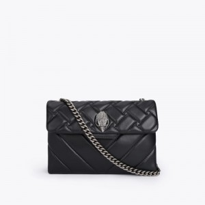 Kurt Geiger Medium Piele Kensington Negrii | YQHT0173