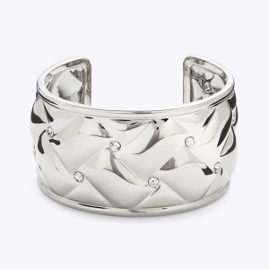 Kurt Geiger Metal Matlasat Xl Bracelet Argintii | MTQT1222
