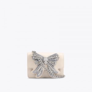 Kurt Geiger Micro Bow Shoreditch Bone | DMXT8487