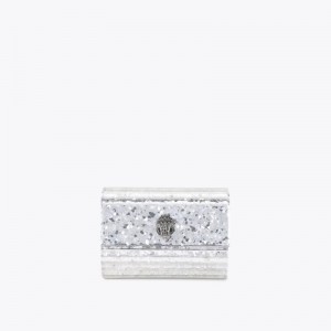 Kurt Geiger Micro Party Clutch Argintii | OXAH6486