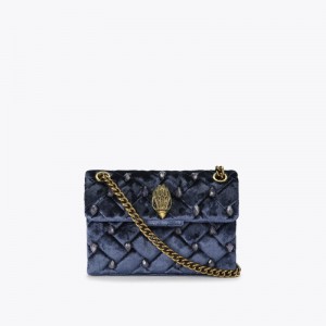 Kurt Geiger Mini Crystal Kensington Albastri Inchis | JLHB5319