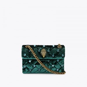 Kurt Geiger Mini Crystal Kensington Verzi Inchis | VIBO4019