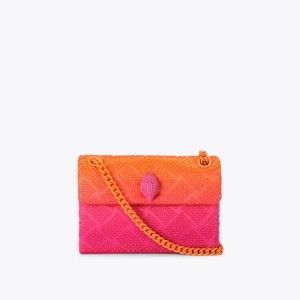 Kurt Geiger Mini Fabric Kensington Fushia | GGKW7943