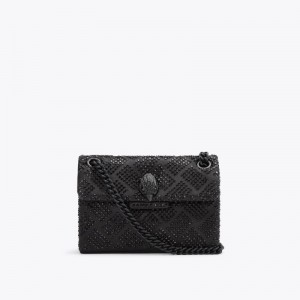 Kurt Geiger Mini Fabric Kensington Negrii | MLWR8891