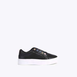 Kurt Geiger Mini Liviah Sneaker Negrii | DTYQ3981
