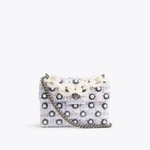 Kurt Geiger Mini Tweed Kensington Lilac | PGWU0311