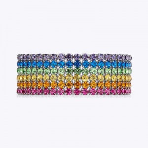 Kurt Geiger Multi Tenis Bracelet Colorati | DCSJ5068