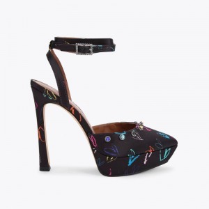 Kurt Geiger Octavia Platforma Negrii | HWUF2174