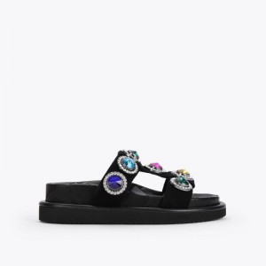 Kurt Geiger Orson Crystal Negrii | RZVK2123