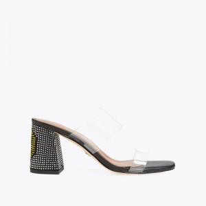 Kurt Geiger Party Block Sandal Negrii | HKSV7748