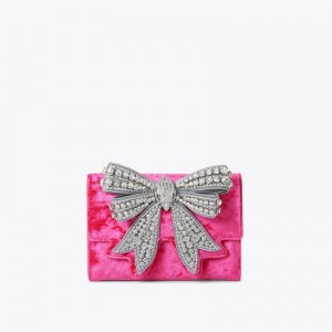 Kurt Geiger Shoreditch Bow Chain Wallet Roz | RGBP7320