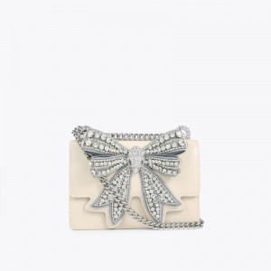 Kurt Geiger Small Bow Shoreditch Bone | VSPJ9223