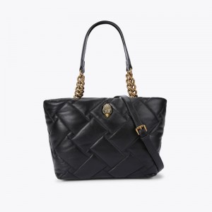 Kurt Geiger Small Kensington Soft Shopper Negrii | YMOQ0597