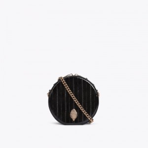 Kurt Geiger Small Round Shoreditch Negrii | WTEX4140