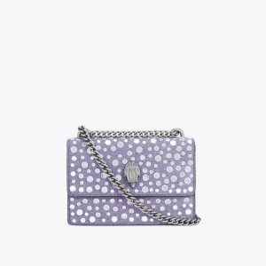Kurt Geiger Small Shoreditch Stud Bag Lilac | RMLD0750