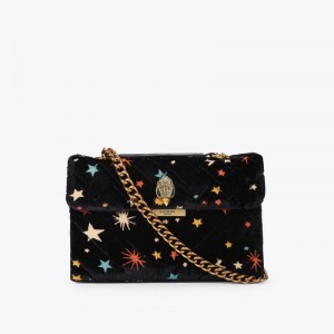 Kurt Geiger Velvet Kensington Negrii | TGBS0735