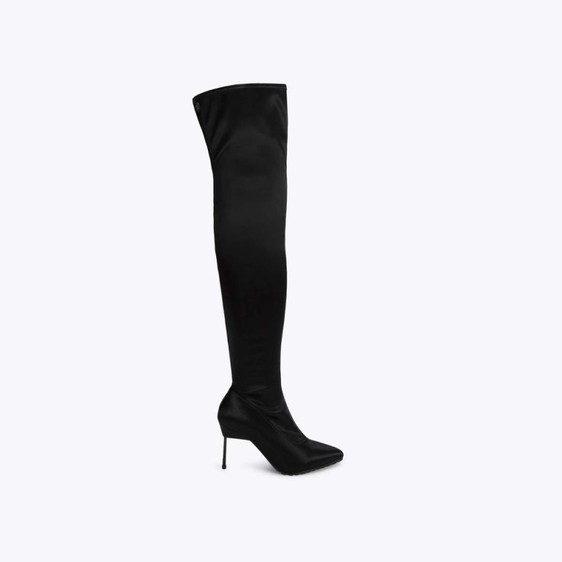 Kurt Geiger Barbican Over The Knee Drench Negrii | BNFA4517