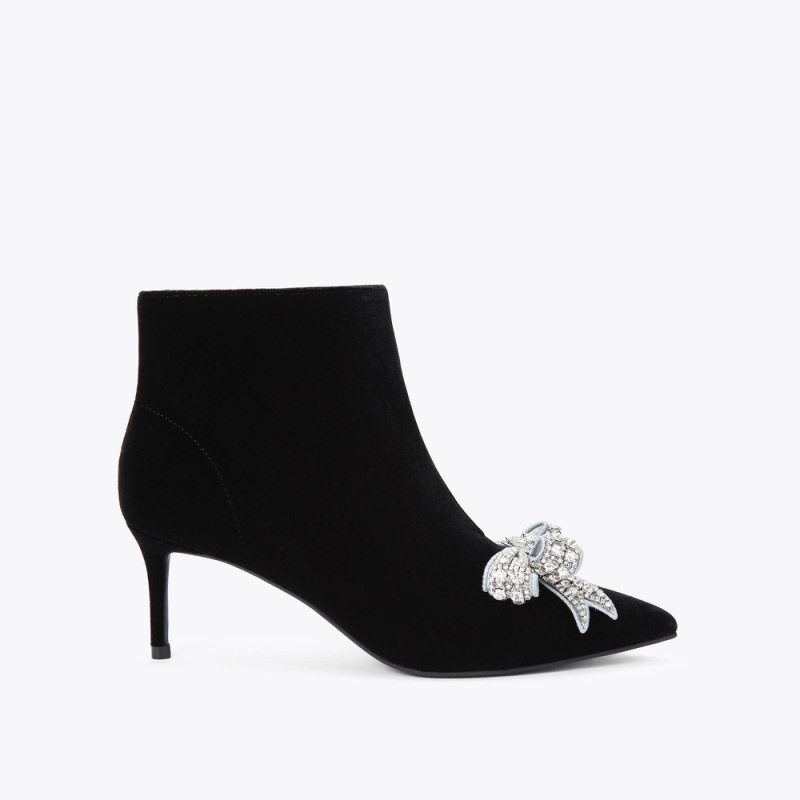 Kurt Geiger Belgravia Bow Negrii | IJQW4119