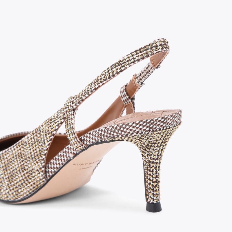 Kurt Geiger Belgravia Slingback Court Bej | WBSD2526