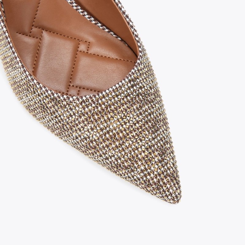 Kurt Geiger Belgravia Slingback Court Bej | WBSD2526