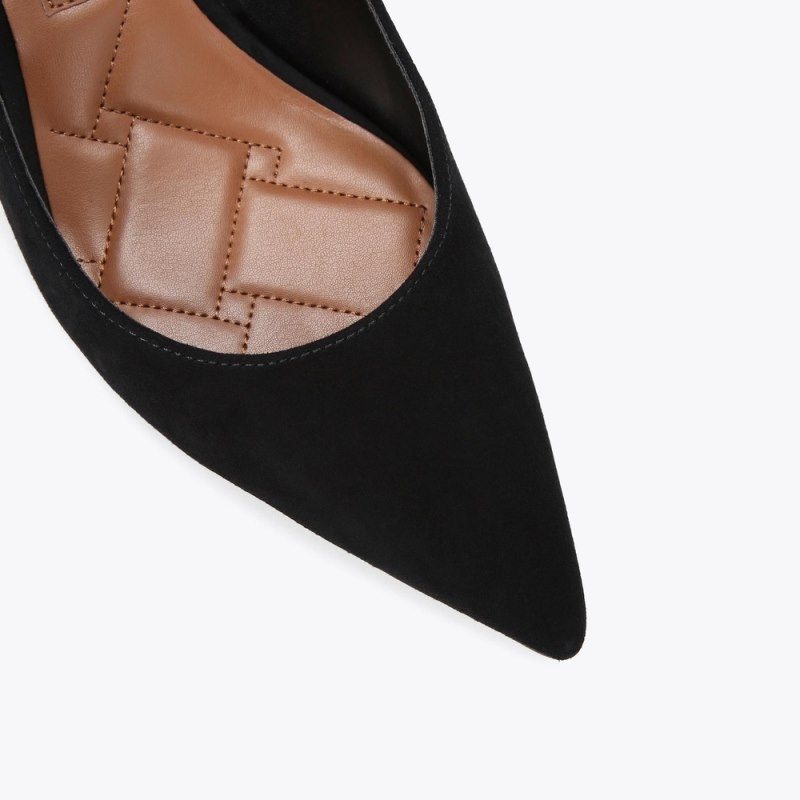 Kurt Geiger Belgravia Slingback Court Negrii | BYHN4980