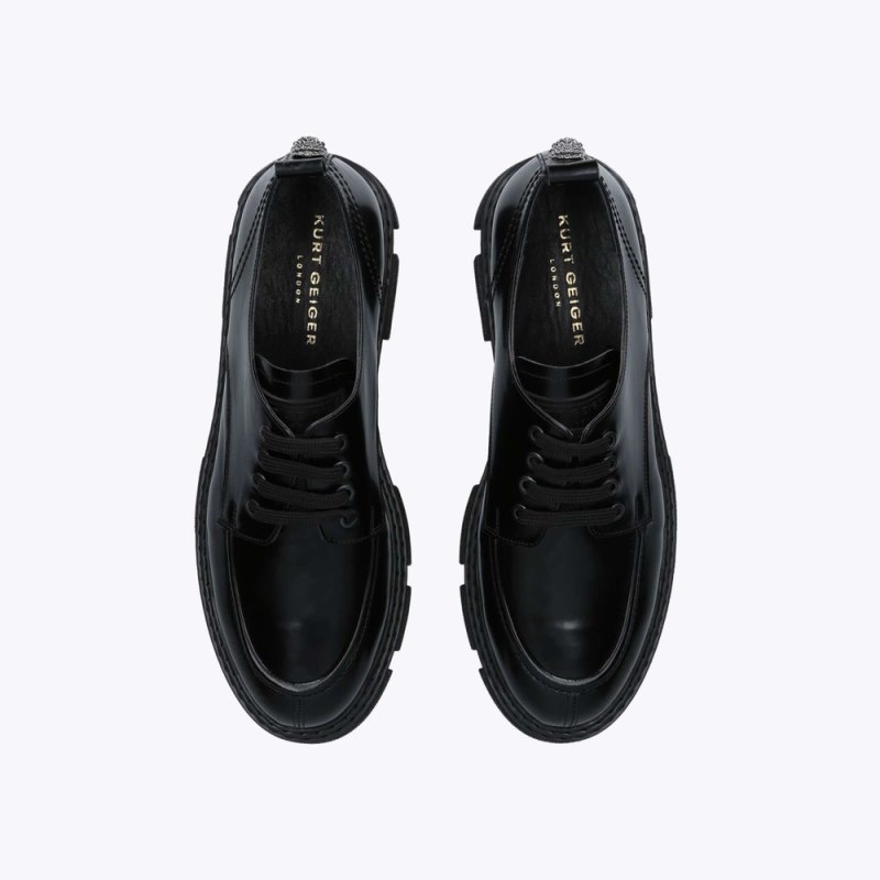 Kurt Geiger Bird Eagle Dantela Negrii | QXVX8960