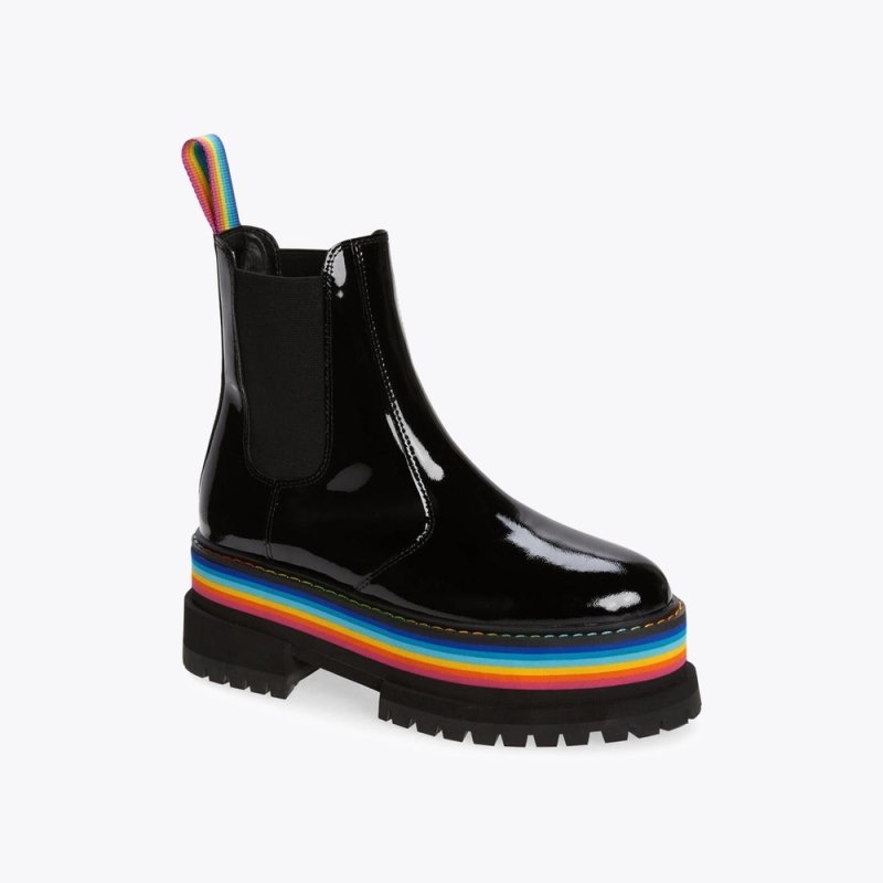 Kurt Geiger Birdie Rainbow Negrii | KPXT2287