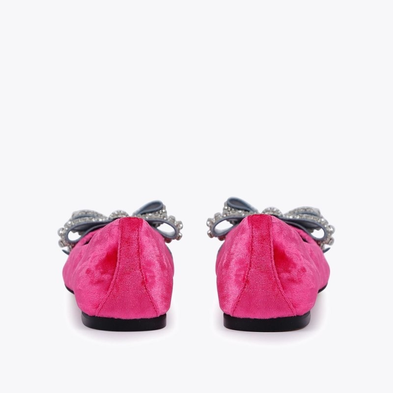 Kurt Geiger Bow Plati Roz | NZLC1971