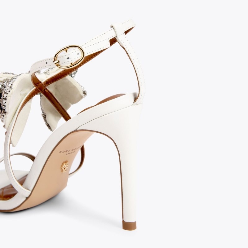 Kurt Geiger Bromley Bow Sandal Bone | TFZX3192
