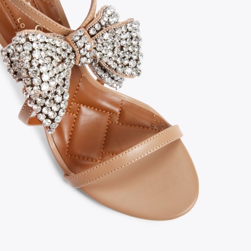 Kurt Geiger Bromley Bow Sandal Camel | WHNG1430