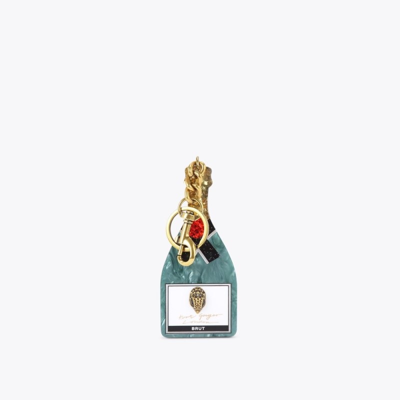 Kurt Geiger Champagne Bottle Verzi Inchis | JDCA6678